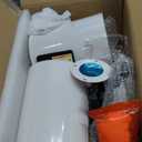 Battery Operated Wall Sconce Set of Two, Pleated Fabric Rechargeable Wireless Wall Sconces with 13000mAh Bulb & Dimmable, Battery Sconces Wall Light Decor Set of 2 for Living Room, Black