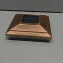 APONUO 6 Pack Fence Post Solar Lights, 2 Modes(Warm/Cool Light) Outdoor Waterproof 4x4 Post Solar Lights, Solar Powered Garden, Patio, Deck Decor for 4x4 Wood & Vinyl Posts, Copper