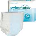 Adult Swim Underwear, Pull-Up with Tear-Away Side Seams, Unisex, Disposable, X-Large (56"- 64" Waist), 14 Count (Pack of 1)