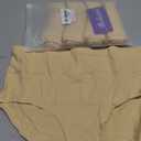 Molasus Women's Cotton Underwear High Waisted Full Coverage Ladies Panties, Size: XL