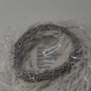 Prelit White Wreath for Front Door 50LED Real Touch Norfolk Pine Wreath Artificial Faux Pine Realistic Holiday Decoration for Home Decor (White)