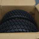 16x6.50-8 Flat Free Riding Lawn Mower Tire and Wheel, 2 Pcs 16x6.5-8nhs Garden Tractor Lawnmower Tyre, with 3/4" & 5/8" Bearing, 3" -4.5" -6" Centered Hub