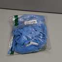 BMJL Women's Ribbed Bikini Sets Halter Tie Two Piece Cheeky Swimsuit Sexy String Curvy Bathing Suits (Blue,S)