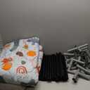 Jaobeem Baby Play Mats for Floor, Foldable 74x50 Playpen Mat Grey, Thicken Cushioning Padding Playmate for Baby and Toddlers Infants, Non-Slip, Machine Washable, Easy to Store