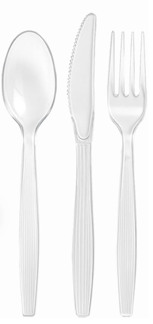 CULINARY ELEMENTS Plastic Cutlery