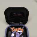 ONTERATE Small Pill Case, Travel Pill Organizer, Small Pill Box, Pill Container for Purse 4 Compartments, Daily Compact Travel Medicine Holder for Vitamins Medication (Black)