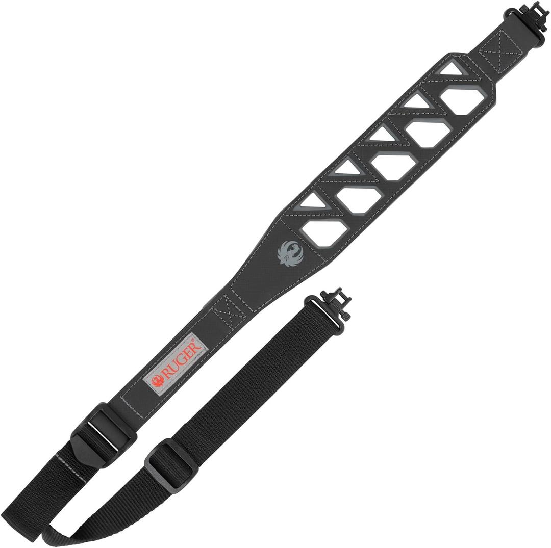 Ruger by Allen Company Adjustable Rifle & Shotgun Sling with 500 lb. Tested Swivels - Non-Slip & Padded Options for Hunting & Shooting - Includes Mounting Hardware
