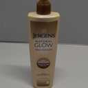 Jergens Natural Glow Self Tanner Body Lotion, Sunless Tanning, Medium to Deep Skin Tone, Daily Moisturizer with Coconut Oil, Vitamin E and Antioxidants 10 Oz