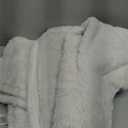 Ultra Soft Cozy Faux Fur Throw Blanket, Fuzzy Plush Thick Bubble Blanket, Luxury Fluffy Blanket for Couch, Sofa, Bedroom, and Living Room, 50x60 Inches, Cream White