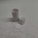 Car Trash Can Bin with Lid - Car Garbage Can Cup Holder - White Mini Leakproof Vehicle Trash Garbage Can Bin with 20pcs Trash Bags-Car Organizers and Storage for Front Back Seat Accessories