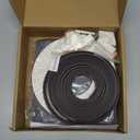 NeatiEase Adjustable DIY Magnetic Window Screen Max 72” x 48” Fits Any Size Smaller White Frame Fiberglass Mesh with Extra Accessories