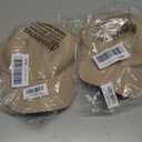 2 x Falari Baseball Cap Adjustable Size for Running Workouts and Outdoor Activities All Seasons (Beige)