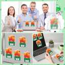 Eersida 48 Pcs Dumpster Fire Sticky Notes 30 Pages Each and Pens Funny Sticky Notes Desk Accessories with Organza Bags Appreciation Gifts Supplies for Students Office Coworker Employee Teacher