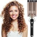 5 Barrel Curling Iron Wand 0.6 Inch Hair Crimper Waver Portable Two Temperature Setting Ceramic Hair Curler Curling Iron