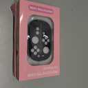 2 x Black Switch 2 Grips Shell, Dockable Case for Switch 2, Anti-Scratch and Matte Cover Shockproof Shell with Anti-Slip Handles, Ergonomic & Comfort Slim Back Cover