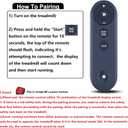 New Walking Pad Replacement Remote Control for Abonow 3000W 3870 2.5HP Walking Pad Treadmill Portable Under Desk Treadmill, for TODO Treadmills