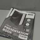 Dunwell Presentation Binder 60-Pocket, Displays 120 Pages, 8.5x11 Portfolio Binder with Plastic Sleeves, Storage and Organizer for Documents, Photos, Kids Artwork, Projects, Recipes (Black)