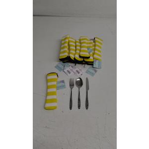 SEASONAL SELEBRATIONS FORT MILL SPOON FORK & KNIFE INCLUDED IN BAG 4PC 12pcs