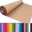 PerkHomy 48" x 1,440" (120') Brown Kraft Paper Roll for Craft Bulletin Board Paper Art Table Covering Crafting Gift Wrapping Bouquet Packing Parcel 70GSM 50LB (Brown, 48" x 120')