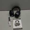 PROHEAR 037 Bluetooth 6.0 Hearing Protection Headphones with Rechargeable 1500mAh Battery, 30dB SNR Safety Noise Reduction Ear Muffs 120H Playtime for Mowing, Workshops, Snow blowing Black