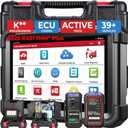 Launch Scanner X431 1MM* Plus Car Tool with X-PROG3, Engine/Gearbox ECU Cl, All-in-One Diagnostic Tool, ECU Coding as PAD, 39+ Services, All-System Scan, 2-Year Update, Black, Android