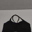 Women Bra Straps Tops Sport Bikini Tops Built in Bra Bathing Suit Tops Padded, Medium