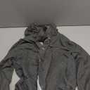 SHEWIN Women Oversized Hooded Sweatshirt Loose Fit Casual Button Hoodies with Pocket 2026 (Medium, Carbon Grey)