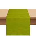 KEWUFD 72 inches Paper Table Runner Funny Disposable Table Runner for Dining Party Decorations for Birthday Wedding Anniversay Decor Sign Green