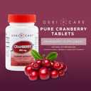 High-Potency Cranberry Supplement - 450mg Pure Cranberry Tablets for Urinary Tract Health Natural UTI Prevention for Men & Women- GMO, Gluten & Dairy Free Cranberry Concentrate 100 Count (2pk), No BBD