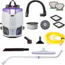 ProTeam GoFit 3 Commercial Backpack Vacuum with Xover Multi-Surface Telescoping Wand Tool Kit, 3 qt, Corded