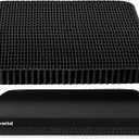 Gel Seat Cushion for Long Sitting, Soft and Breathable, Thick Gel Seat Cushion for Back, Sciatica, Hip, Tailbone Pain Relief, Used for The Office, Wheelchair, Car, Recliner, Stadium, Kayak.(Black)