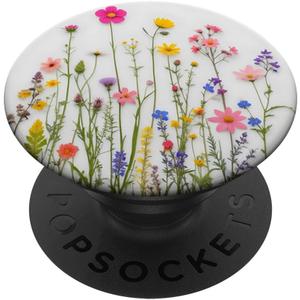 Mixed Flower Bouquet Floral Pattern PopSockets Adhesive PopGrip