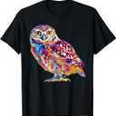 Burrowing Owl Psychedelic T-Shirt