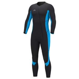 Hevto Wetsuits Men 3/2mm Neoprene Front Zip Shorty Full Wet Suit in Cold Water for Swimming Surfing Diving Keep Warm Size 6