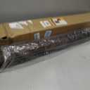 Cordless Bamboo Roman Shades w/Valance, 33" W × 64" H, BDP-Espresso