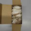 24 Pcs Neutral Valentine's Day Ornaments Felt Heart Ornament White Red Pink Stuffed Heart Bowl Vase Fillers Rustic Farmhouse Barn Style Valentines Day Decor for Tree Home Table Party Decor