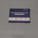 WiFi 7 Wireless Card Intel BE200 NGW, Bluetooth 5.4, 5800Mbps M.2/NGFF Network Support Windows 10/11 (64bit), Linux, Not Support AMD, Only Supports Intel 12th Generation and Above CPUs.