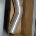 3.5 Inch 45 Degree DIY Custom Mandrel Exhaust Pipe Tube Pipe, T304 Stainless Steel, Universal Fit, 20.5 Inch End to End Length, 3.5'' OD Mandrel Bend Pipe