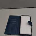 Wallet Case for iPhone 16 Plus, RFID Blocking Credit Card Holder, PU Leather Folio Flip Kickstand Protective Shockproof Cover for Apple 16Plus (Blue, for iPhone 16 Plus - 6.7'')