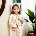 uoozii Warmable Bunny Stuffed Animal - Microwavable 12" | 2 Pounds Unscented Weighted Stuffed Animals Non-Shedding Bunny Plush Coolable & Heatable Warm Gifts for Kids & Adults