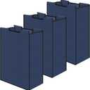 Bonuci 3 Pcs Laundry Sorter Replacement Bags Hamper Cart Removable Replacement Laundry Storage Organizer Bag Hamper Liner, No Hooks 14.76 x 8.66 x 21.65 Inch (Dark Blue)