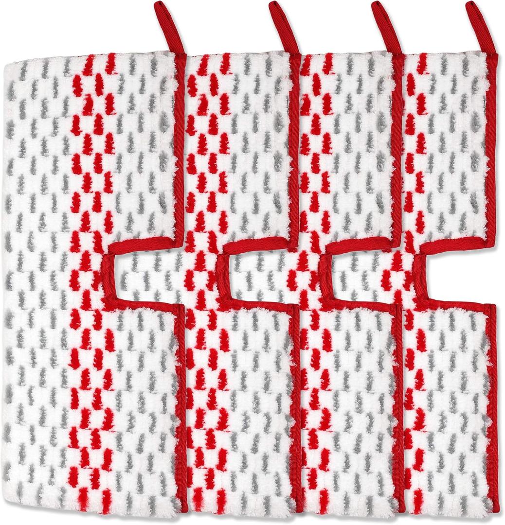 Microfiber Washable Spray Mop Refills Compatible with Promist Max, Reusable Pads Replacement Head (4)