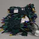 Joiedomi Multicolor Christmas String Lights,200(2x100) 42.6FT Christmas Fairy Tree Lights Plug in for Indoor Outdoor Xmas Decorations Patio Holiday Theme Party Yard House,Green Wire