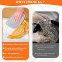 Tizee 2025 New Double-Side Non Scratch Wire Dishcloth - Reusable Steel Wool Cleaning Cloths for Kitchen, Cookware, Sinks, Dishes and Stovetop (Color 1)