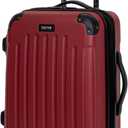 Kenneth Cole REACTION Renegade Luggage Expandable 8-Wheel Spinner Lightweight Hardside Suitcase, Scarlet Red, 20-Inch Carry On