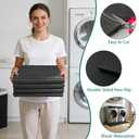 STARTWO Washer Dryer Anti-Vibration Mat Large Foldable Waterproof Non-Slip Shockproof Rubber Mat 63.0"L x 29.5"W for Washing Machine Dryer & Floor Protection