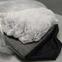 Cat Bed Cave-Cat Beds for Indoor Cats,Kittens and Small Pets,Soft and Warm Cats House Tent Bed,Foldable and Washable with Removable Cushioned and Anti Slip Bottom,Grey 15inches