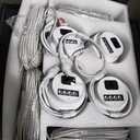 4K Security Camera System, 4pcs 2K PoE Wired Turret Cameras with Human Detection and 2 Way Talk, Color Night Vision, 8MP 4CH NVR with 1TB Hard Drive for 24-7 Local Recording, No Subscription