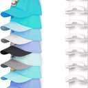 Hat Organizer for Baseball Caps, Hat Rack for Wall with Strong Adhesive Hold up to 10 Hats, Hat Hanger Holder Display for Door Closet, Cap Organizer Storage Multilayer Two Mounting Option(White)