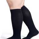 Compression Socks Black 
Fatigue, Pain, Leg Swelling, Mens Women Compression Socks
, Size S/M